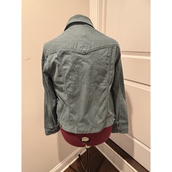 NWT Liverpool Green Denim Jacket, XL, Women - Picture 2 of 13